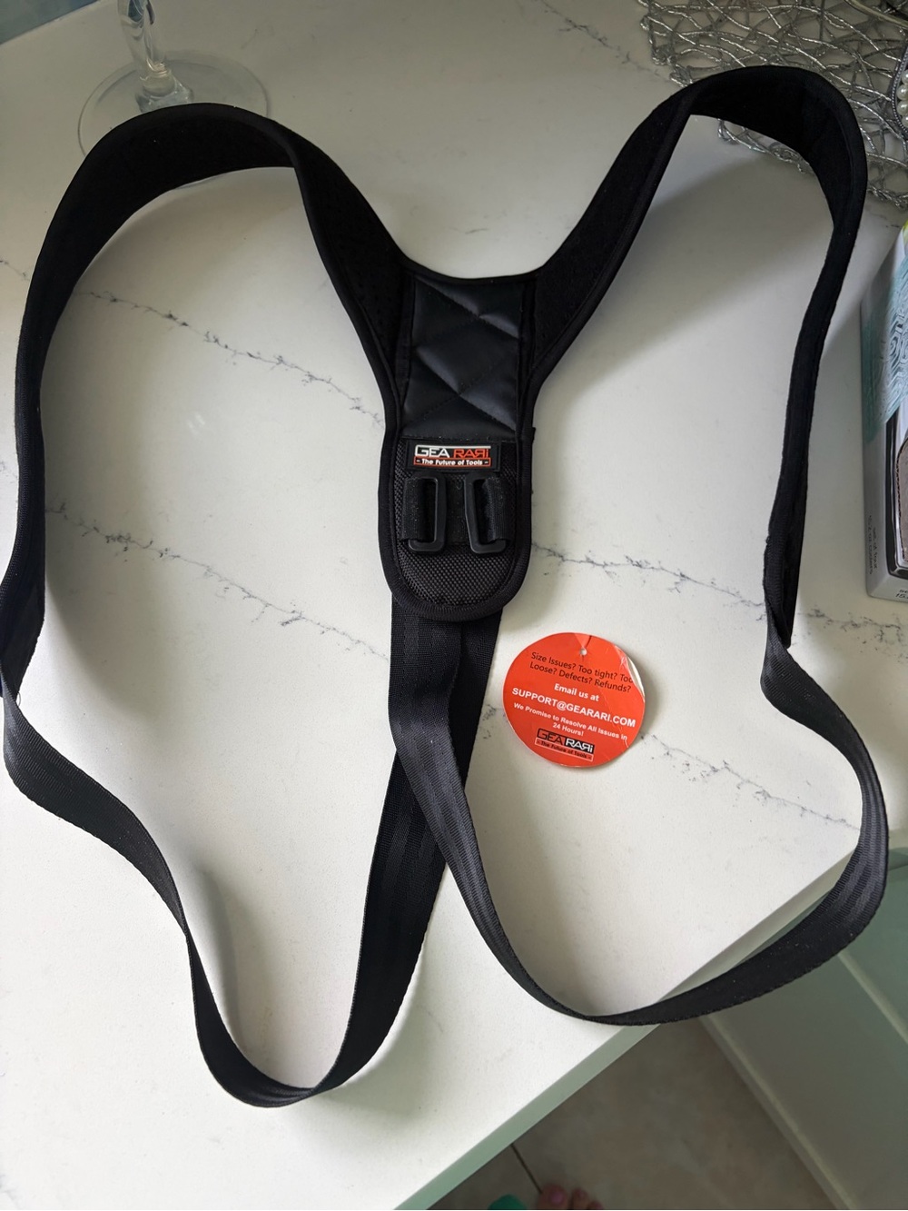 NWT GEAR AID Black Harness Strap